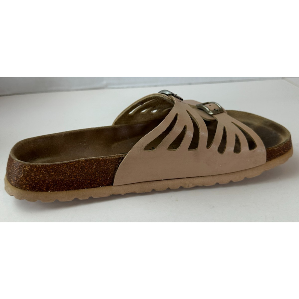Birkenstock Betula Granada Slides Strappy Sandals Khaki Tan Peach US Size 9 - Picture 7 of 16